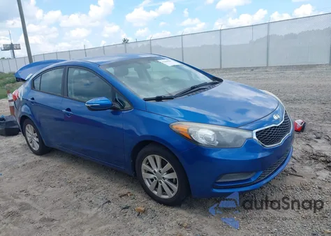 2014 Kia Forte Lx z USA, uszkodzony, nr VIN KNAFX4A65E5205434
